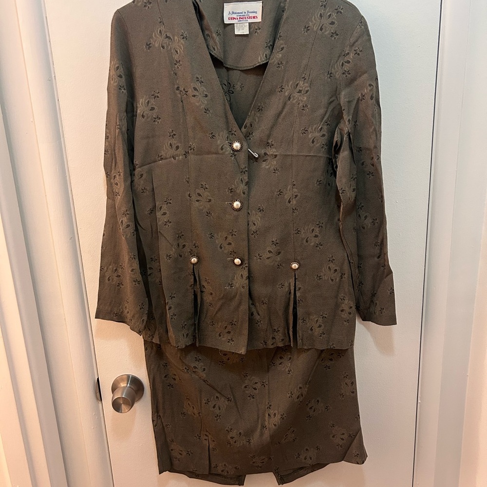 90s Vintage Two-Piece Power Suit - Reina Industries USA